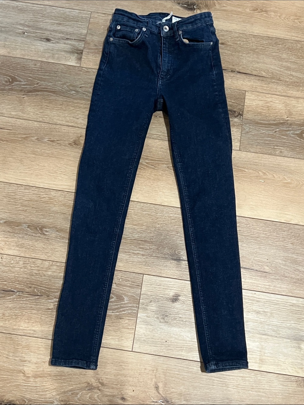 rag & bone, size 25, Nina High-Rise Skinny Jeans, color: Bright Rinse